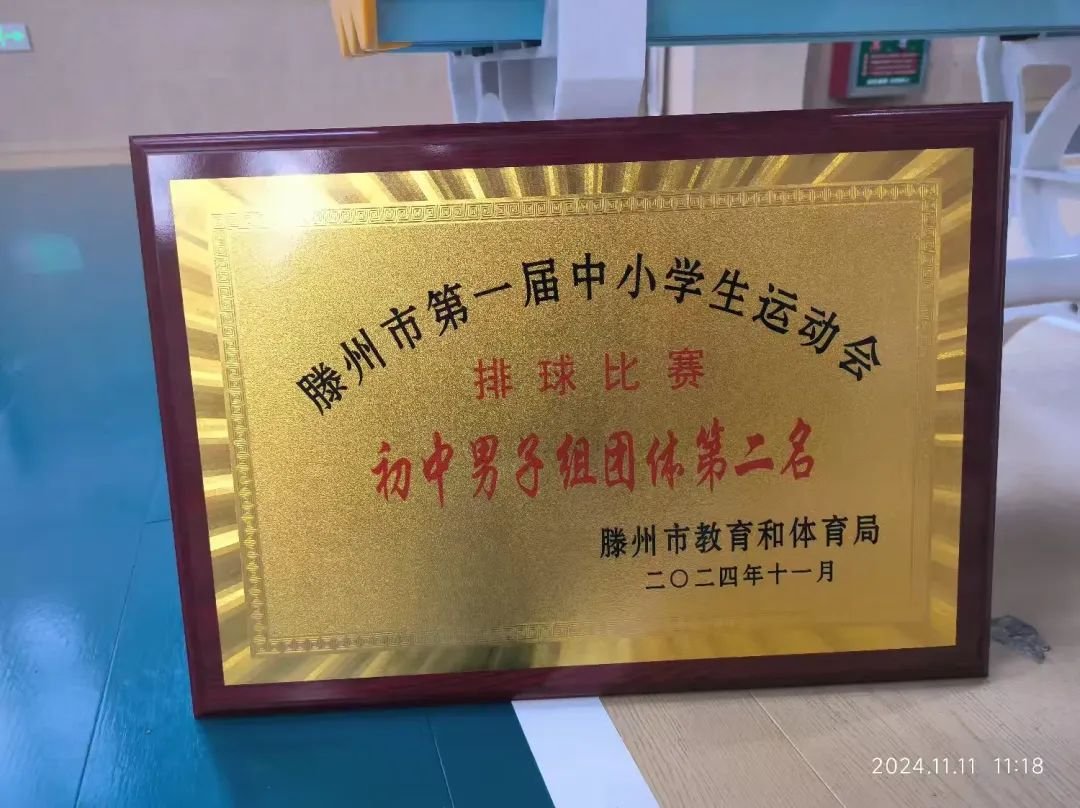 简篇-【喜报】至善学校在滕州市第一届中小学生运动会排球比赛中勇夺佳绩！