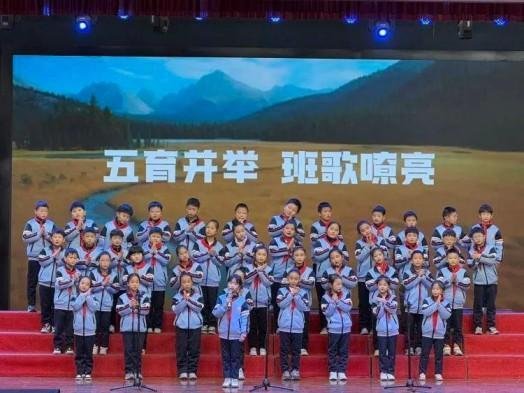 简篇-【善城善校】【全环境立德树人】班歌嘹亮，梦想起航——滕州市至善学校小学部举行优秀班歌展评活动