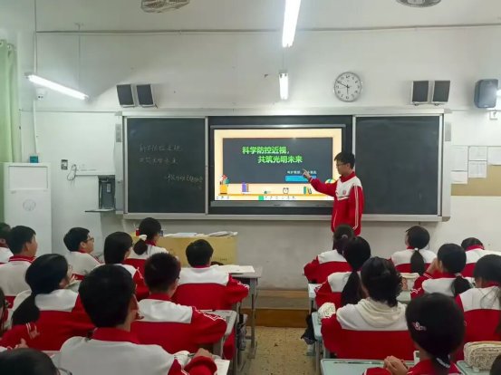 简篇-【善城善学·学在至善】滕州市至善学校开展第11个近视防控宣传教育月活动