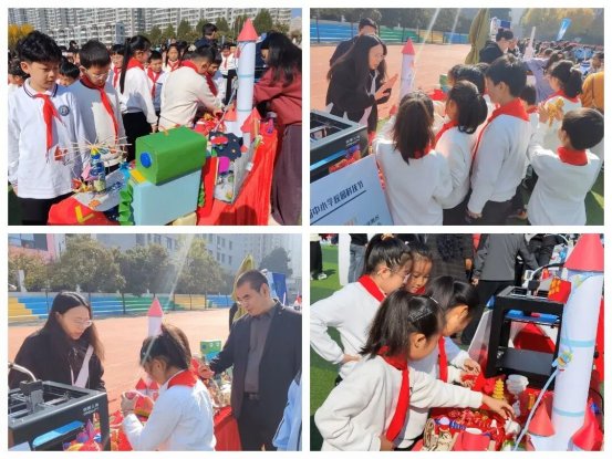 简篇-滕州市至善学校亮相首届中小学校园科技节：科创风采闪耀活动现场