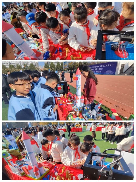 简篇-滕州市至善学校亮相首届中小学校园科技节：科创风采闪耀活动现场