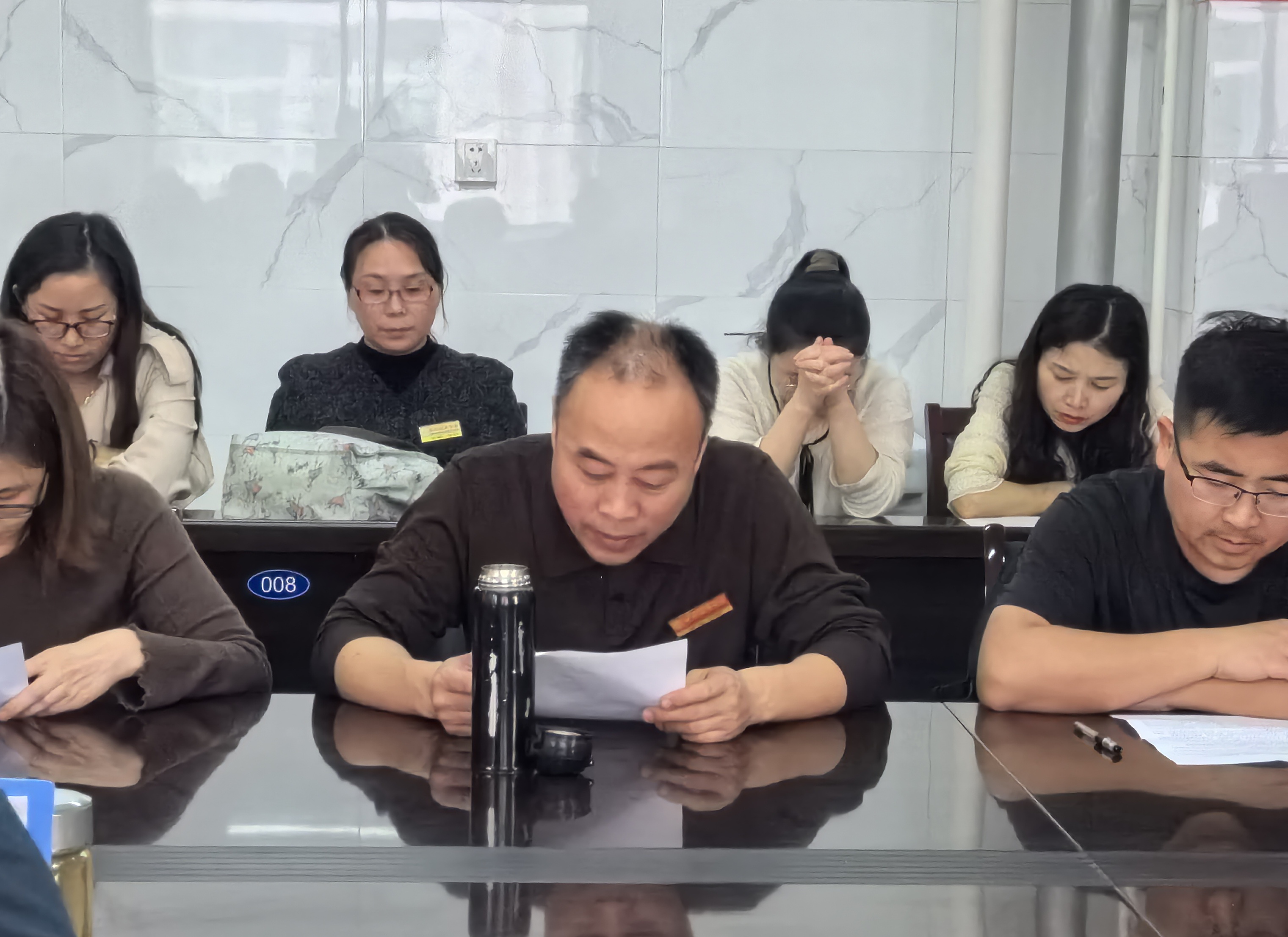 中学九年级教学工作推进会暨二模应考备考会议召开 - 滕州尚贤中学